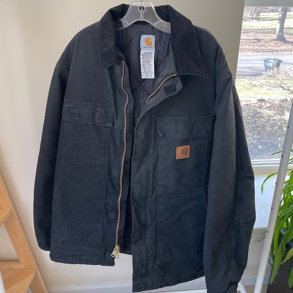 Genuine Carhartt Men's XL HEAVY DUTY Winter Work Coat! Virtually Brand New!